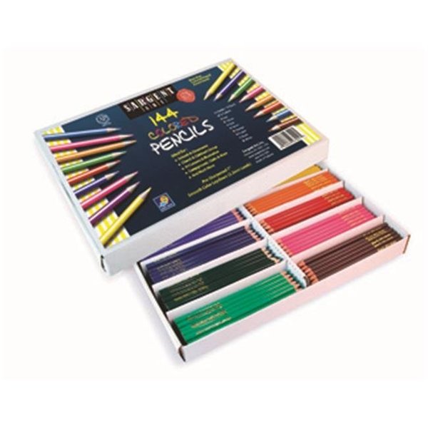 Sargent Art 144Ct Sargent Colored Pencil Best Buy Assortment 8 Colors 18 Of Each SAR227201